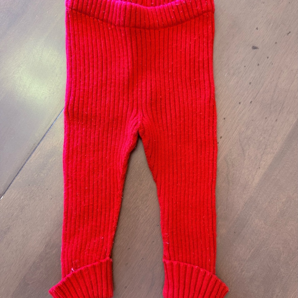 Hanna Andersson Red Kids Leggings